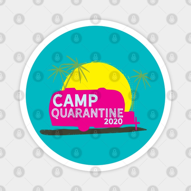 Camp Quarantine Bambi Style 2020 Magnet by Camp Happy Hour